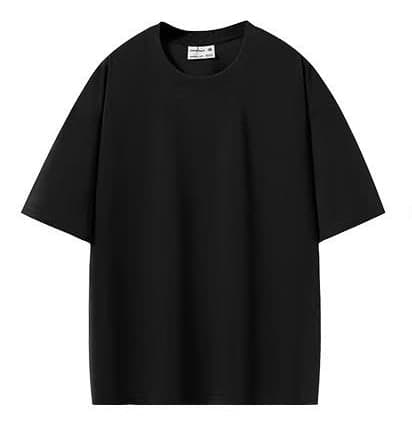 FRANELA OVERSIZE 280 GR · NEGRO
